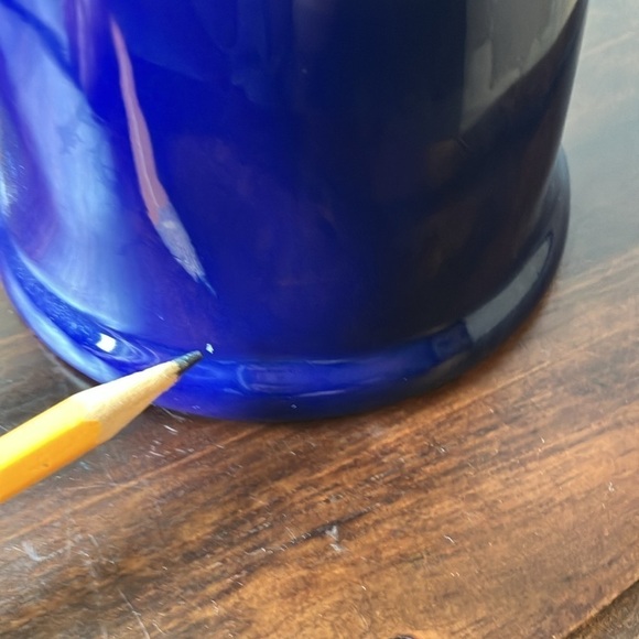 Rae Dunn: Cobalt Blue “Dad is my Hero” Beer Stein - Picture 9 of 16